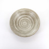 Tazón japonés para fideos ramen de cramica Ø23,2cm UZUMAKI, torbellino beis