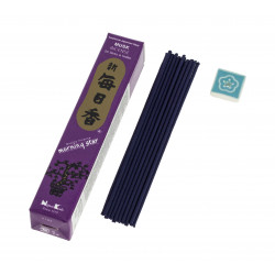 Box of 50 Japanese incense sticks, MORNING STAR MUSK, scent of musk