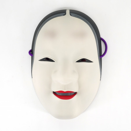 white japanese nô mask sophisticated woman ZOHONNA