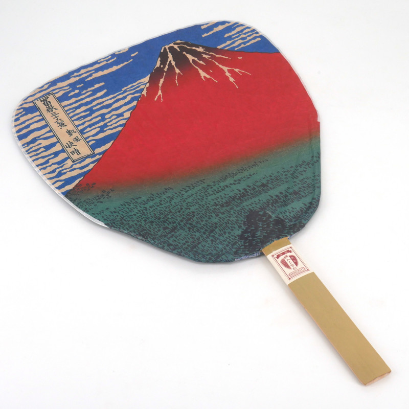 Nicht faltbarer japanischer Fan Uchiwa,  MT FUJI