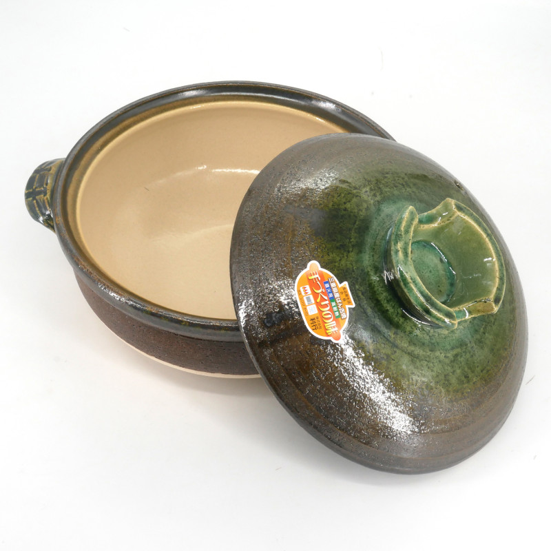 Japanese clay pot - DONABE MIDORI, made in Japan