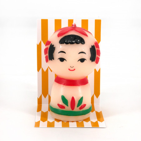 Petite bougie japonaise, KOKESHI