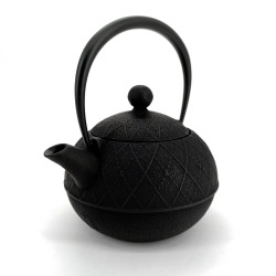 Briljant lengte Met name Red enameled Japanese cast iron teapot, ROJI ARARE, 0.4lt