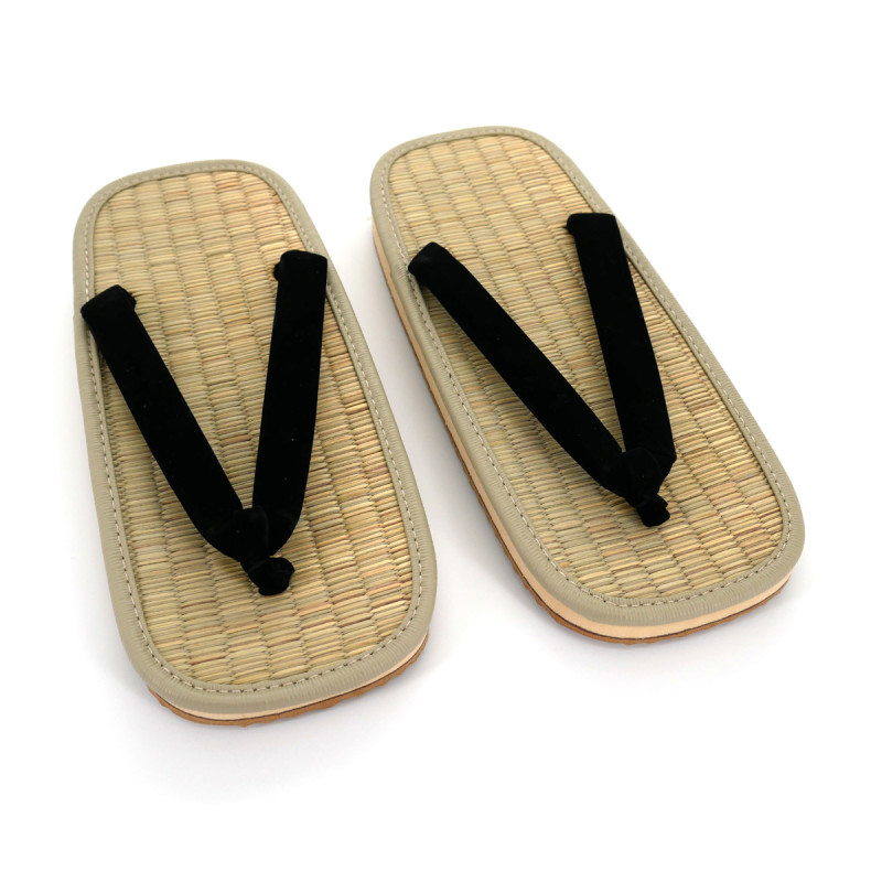 Japanese zori sandals, ZORI BK, black