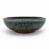 tazón de sopa japonés de cerámica Ø17x6,2cm, SUNAJI, azul y castaño