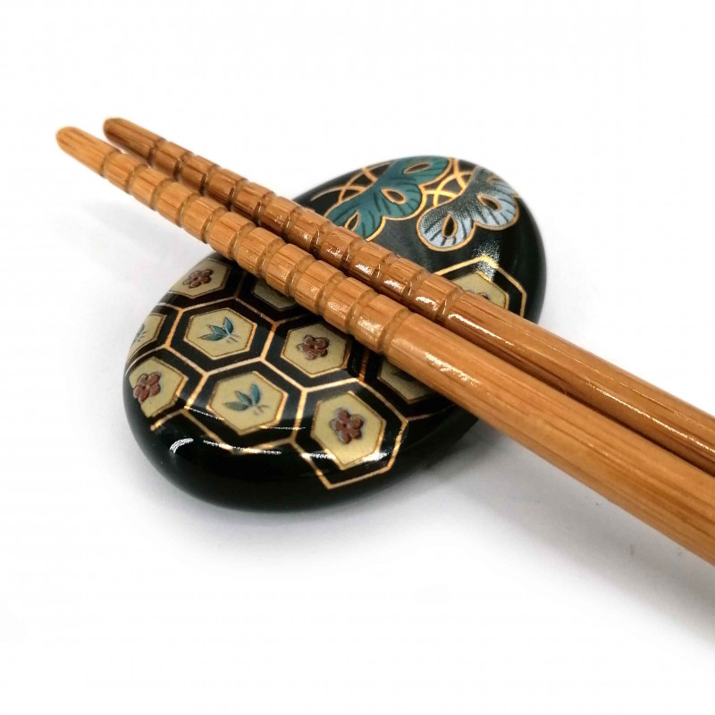 Soporte para palillos de cerámica japonesa, MATSU