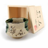 Traditional ceramic Japanese sake cup - ORIBE