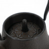 Japanese enameled bronze teapot, ROJI TSUBOMI, 0.45lt