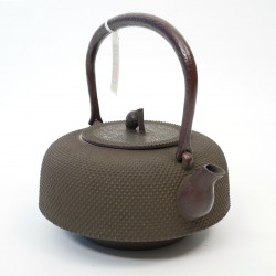 Japanese cast iron kettle, MANDAIARARE, 1.5 L, black
