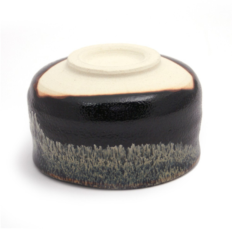 black bowl Japanese ceramic tea 43121