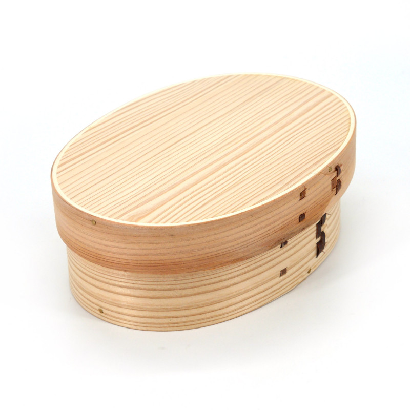 Japanische ovale Bento-Lunchbox, WAPPA, 18,5x15x6,5 cm