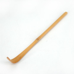 Japanese bamboo matcha tea spoon, SHIRATAKE, 18cm