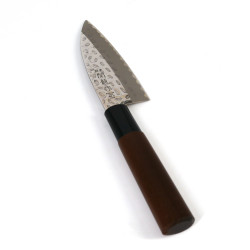 Hammered Japanese kitchen knife for cutting fish, DEBA, 10.5 cm