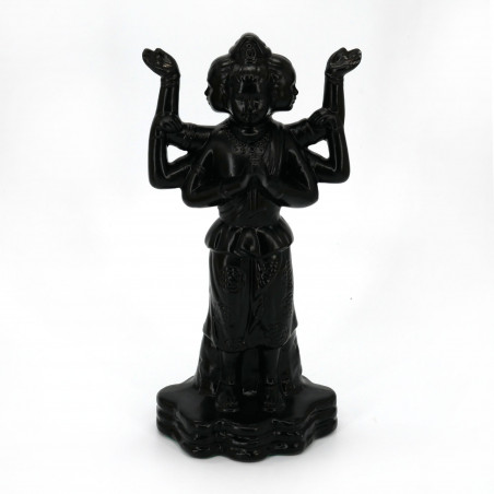 Statuetta in ceramica giapponese di Asura, ASHURA, 29 cm