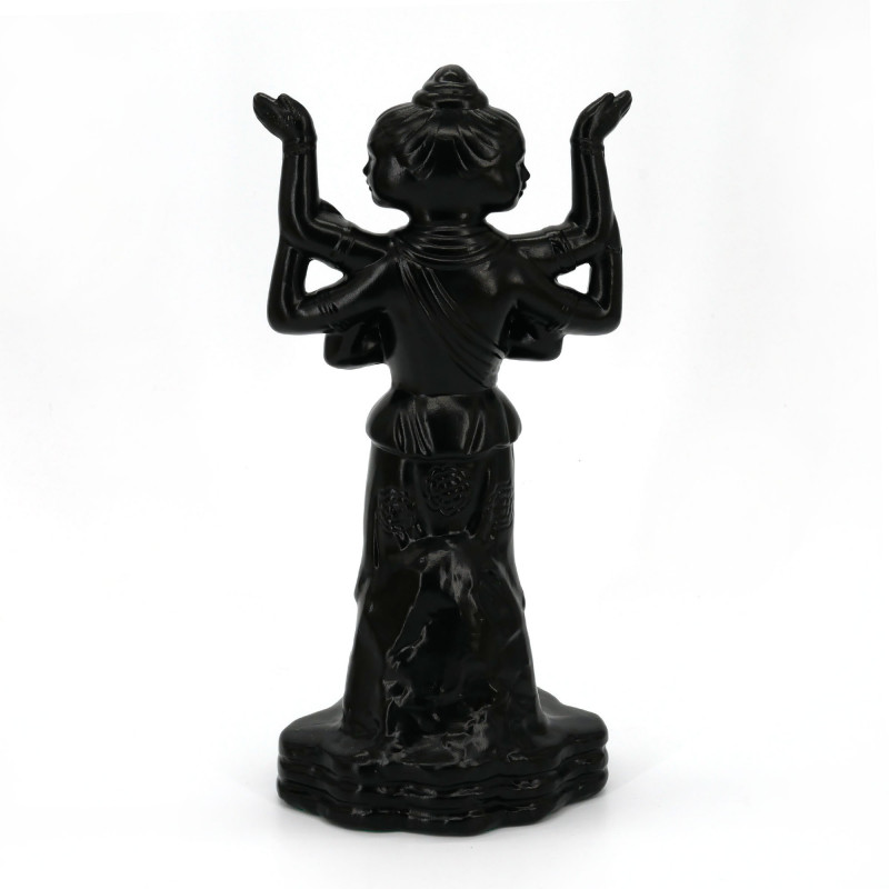 Estatuilla de cerámica japonesa de Asura, ASHURA, 29 cm