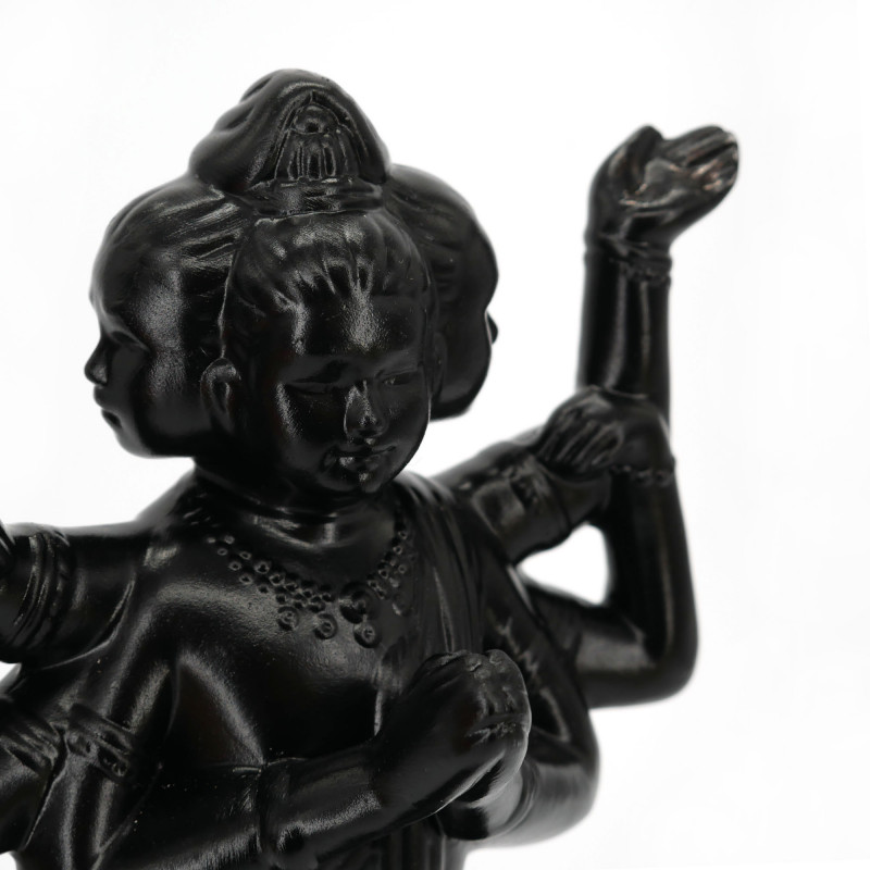 Estatuilla de cerámica japonesa de Asura, ASHURA, 29 cm