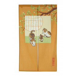 japanische Noren-Vorhangkatzen 85 x 150 cm NEKO