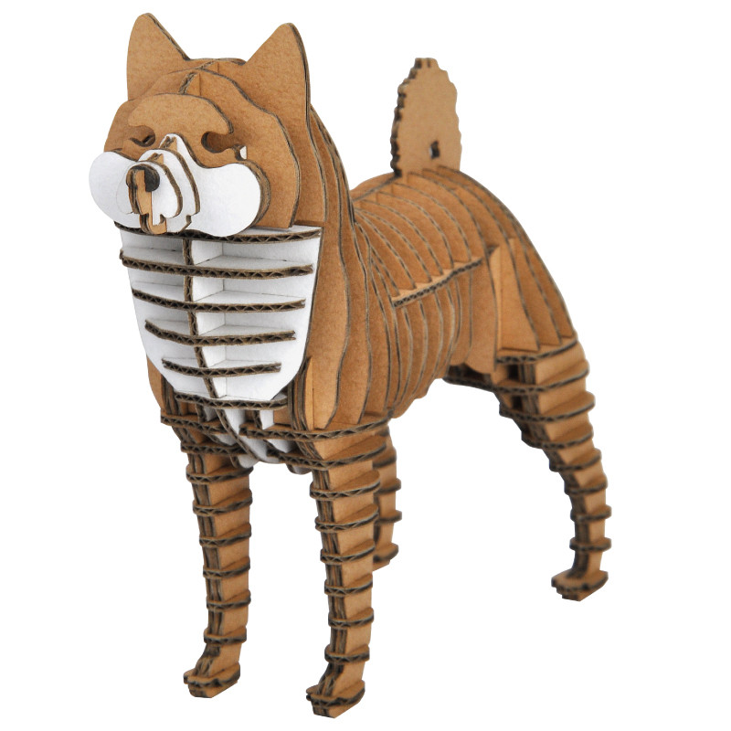 Maquette Chien Shiba Inu en carton, SHIBAINU