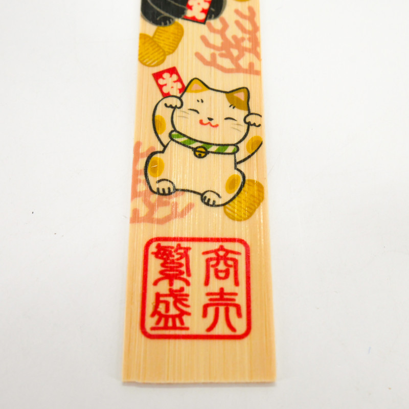 Japanisches Lesezeichen aus Holz - BUKKUMAKU MANEKINEKO