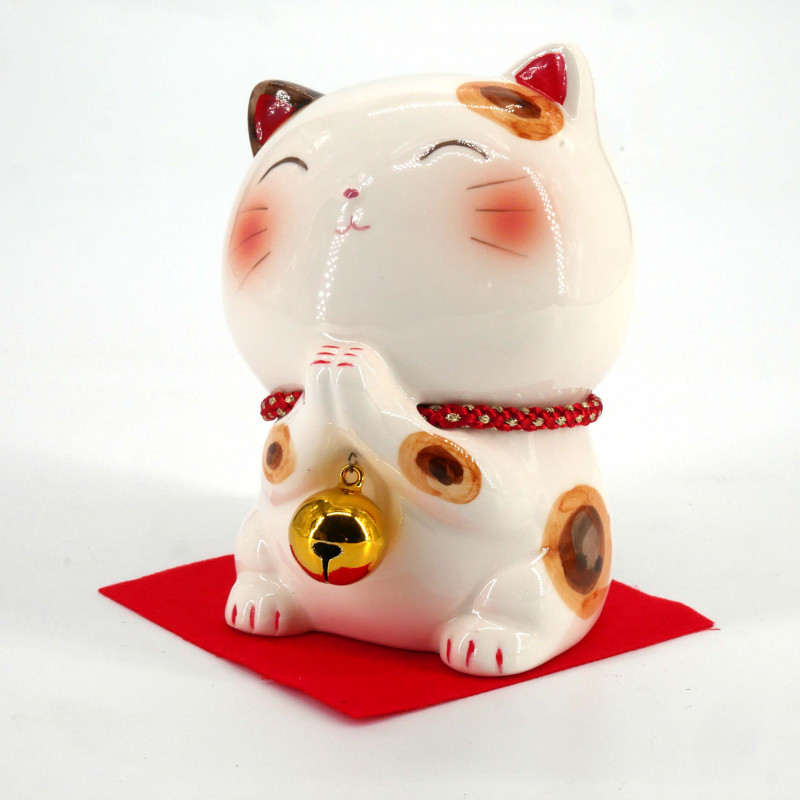 Gato con cascabel alcancía japonesa manekineko, NEKO SORI NO KANE