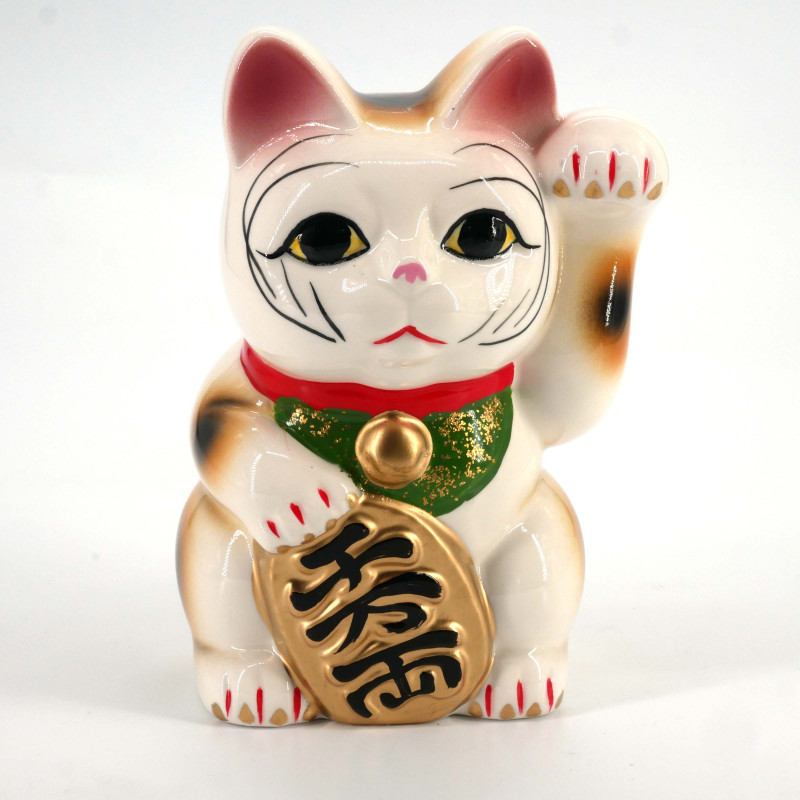 Salvadanaio giapponese manekineko gatto, CHOKIN BAKO, 16 cm