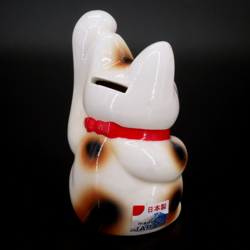 Japanisches Manekineko-Katzensparschwein, CHOKIN BAKO, 13cm