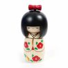 Japanese Kokeshi doll in wood ribbon - RIBBON