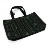 sac japonais coton polyester, TAKE 7502B, noir