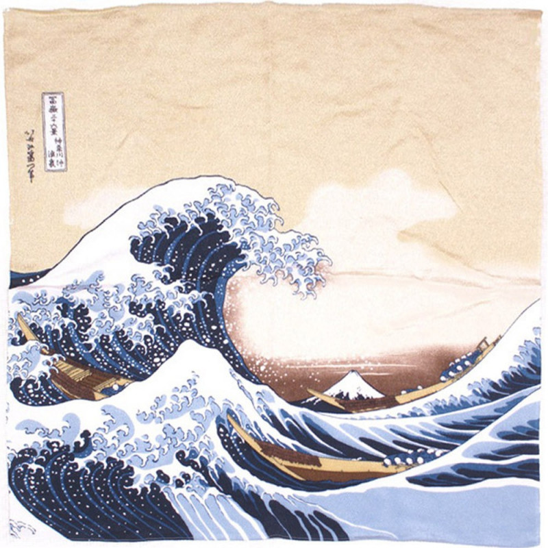 japanese furoshiki NAMIFUJI- Hokusai