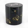 Japanese black resin tea box - MARUUSAGI - 150gr