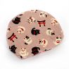 Small cotton cat pouch - NEKO TORII - color of your choice