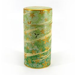 Contenitore per tè verde giapponese in metallo - HANA ASOBI - 200gr