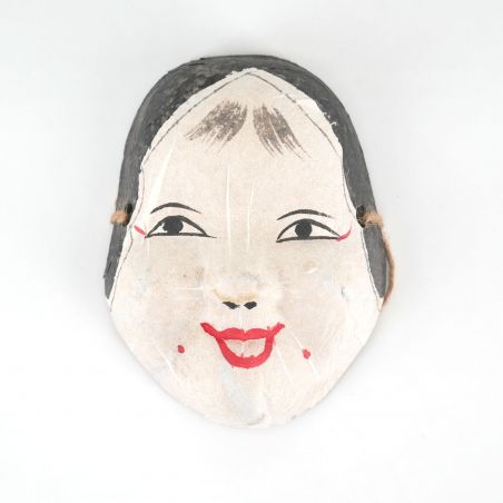 Mini Masque japonais en Papier - OKAME -