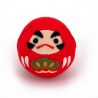 Poupée okiagari daruma de la fortune rouge en tissu chirimen - OKIAGARI DARUMA - 4 cm