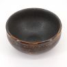 Bol à soupe japonais marron - ORIBE NAGOMI - 12cm