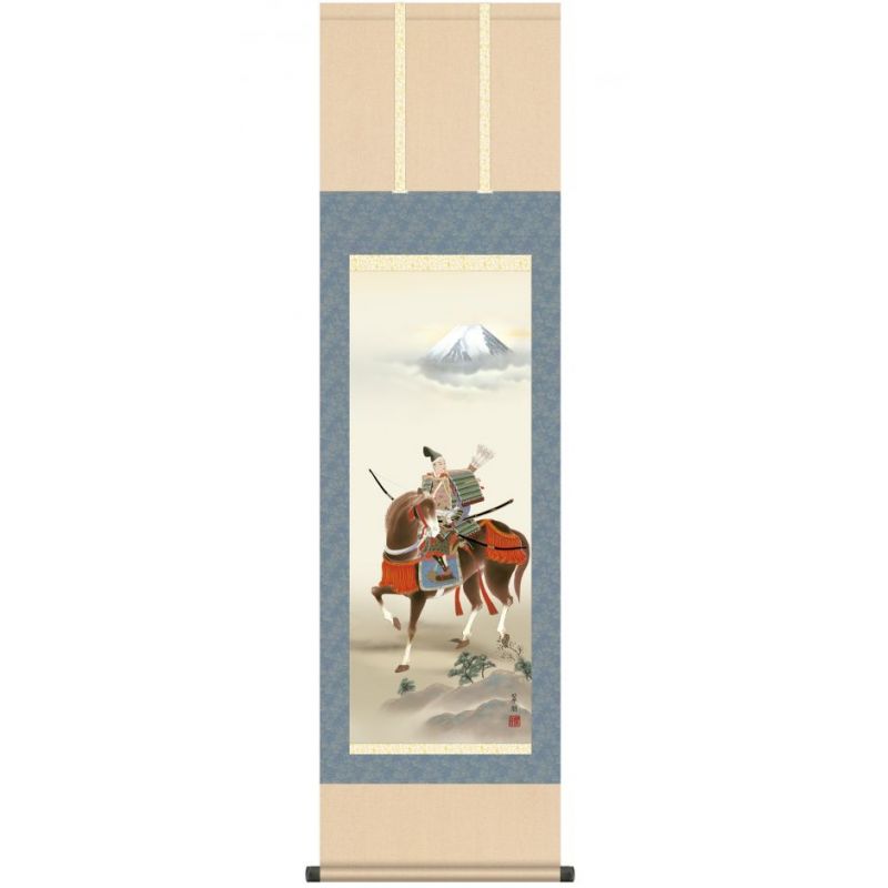 Japanischer Kakemono Kakejiku, Krieger - SENSHI