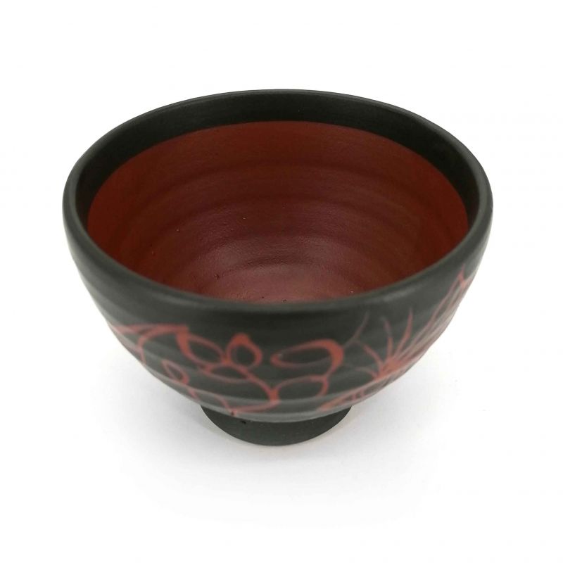 Ciotola di riso in ceramica giapponese - KUROKOI