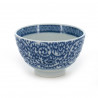 tea cup with blue patterns blue TAKO-KARAKUSA SENCHA