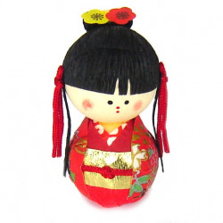 bambola giapponese, fatta di carta - okiagari, OHIMESAMA, principessa