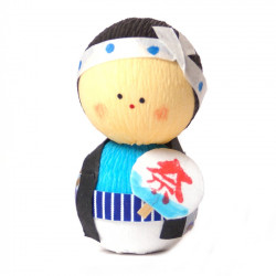 bambola giapponese, fatta di carta - okiagari, OMATSURI, uomo