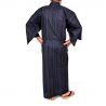 Japanische herren Yukata, TATESHIMA, blau