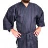 Japanische herren Yukata, TATESHIMA, blau