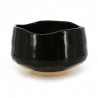 black bowl Japanese ceramic tea 4242332