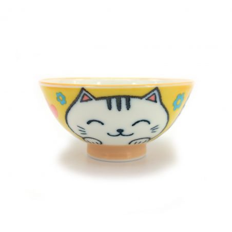Cerimonia nuziale di coppia di gatti manekineko in ceramica giapponese -  KONEKOHINA - 3,5 cm