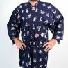 Japanischer Baumwoll-Yukata für Herren – TOJIGO