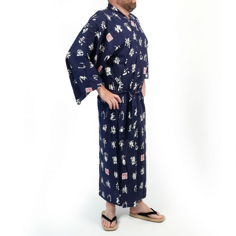 Japanischer Baumwoll-Yukata für Herren – TOJIGO