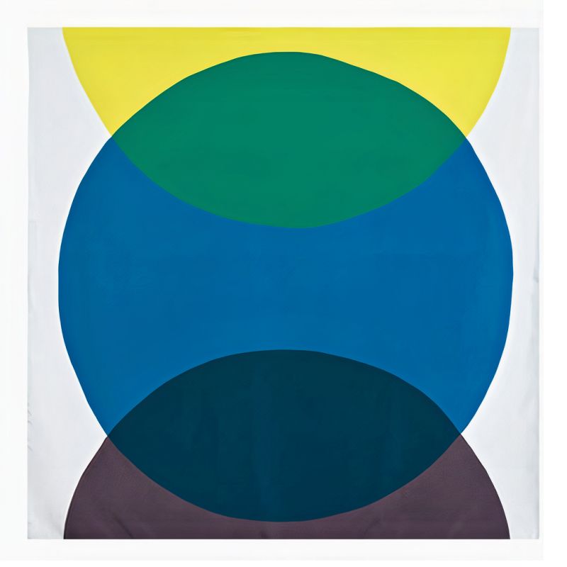 Furoshiki japonés de poliéster reciclado hidrófugo, MARU, verde, 100 x 100 cm