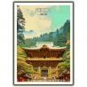 Poster / illustrazione “NIKKO” giapponese Santuario shintoista Tōshō-gū Yomeimon, by ダヴィッド