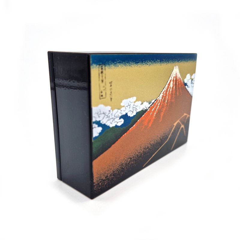 Japanischer rechteckiger Kartenhalter Mount Fuji, FUJISAN