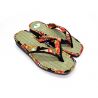 pair of Japanese zori sandals for women, GOZA 2530D, black